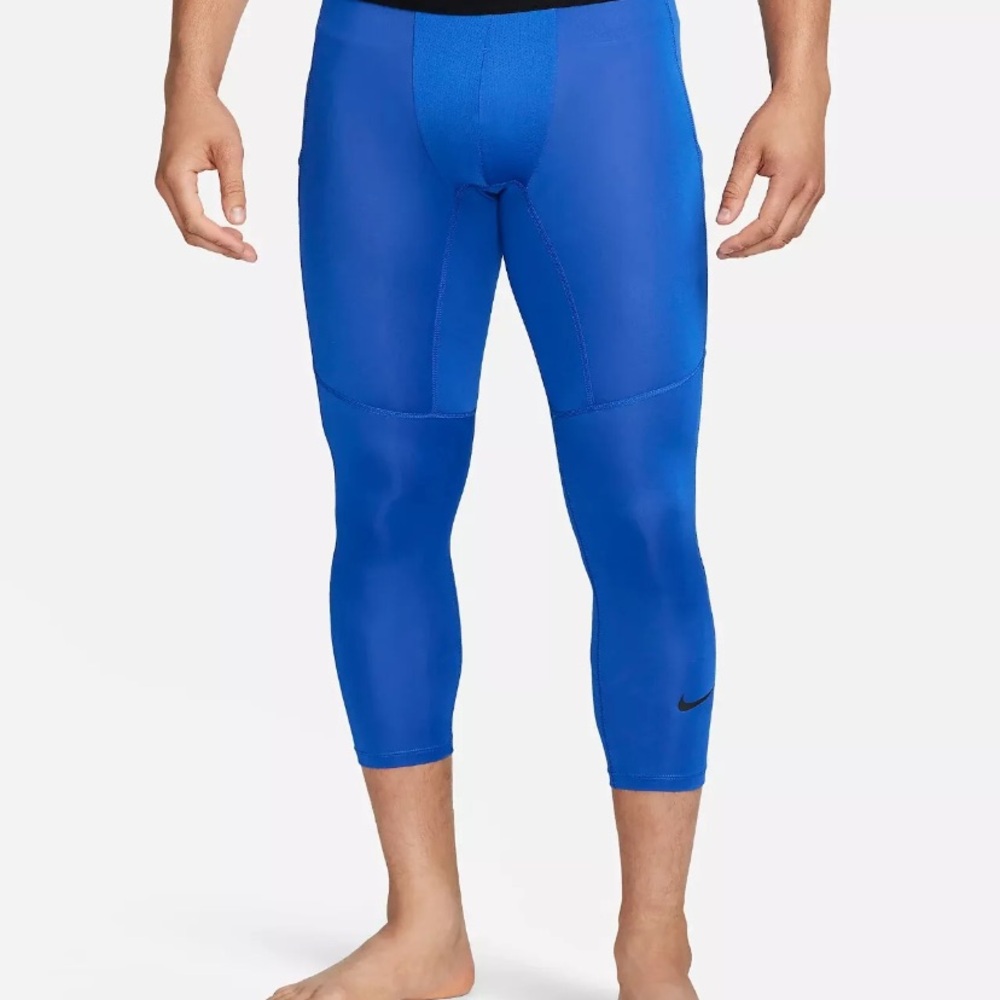 Nike Pro Men's Dri-FIT 3/4-Length Fitness Tights FB7950-480 SIZE S